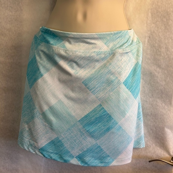Puma Golf women’s crosshatch knit skirt/skort crisscross diamond pattern Sz-M C5 - Picture 3 of 13